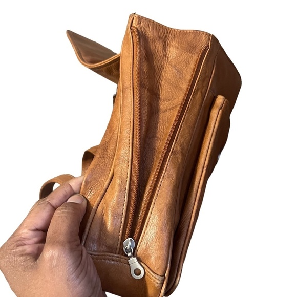 Paul‎ & Taylor Genuine Brown Leather Small Backpack main image 10